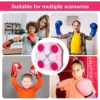Máquina de Boxeo Musical Bluetooth Rosada | Entrenamiento Interactivo y Reacción