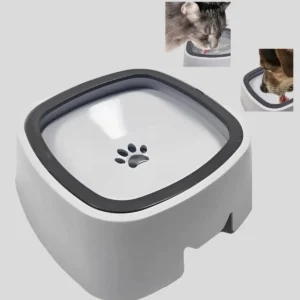 Bebedero Antisalpicaduras para Perros y Gatos  | Anti-Ahogo y Agua Limpia