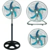Ventilador Metálico 3 en 1 de 18 Pulgadas | Potente, Oscilante y Silencioso