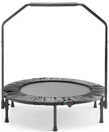 Trampolín Fitness Plegable | Bajo Impacto, Cama Elástica con Barra