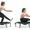 Trampolín Fitness Plegable | Bajo Impacto, Cama Elástica con Barra