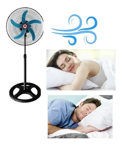 Ventilador Metálico 3 en 1 de 18 Pulgadas | Potente, Oscilante y Silencioso